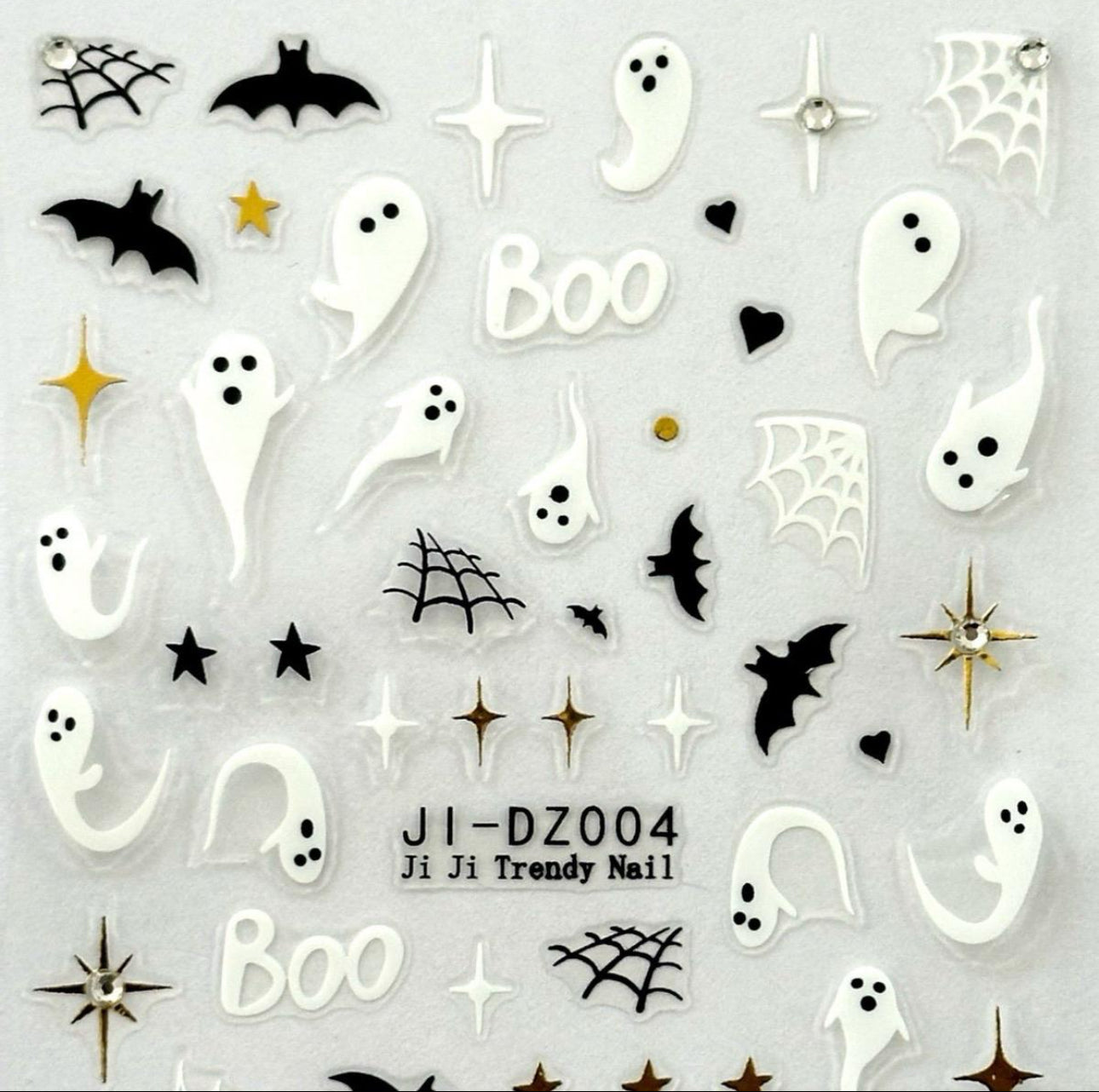 Halloween Nail Sticker Set with 6 packs of Stickers and 1 Decal Album