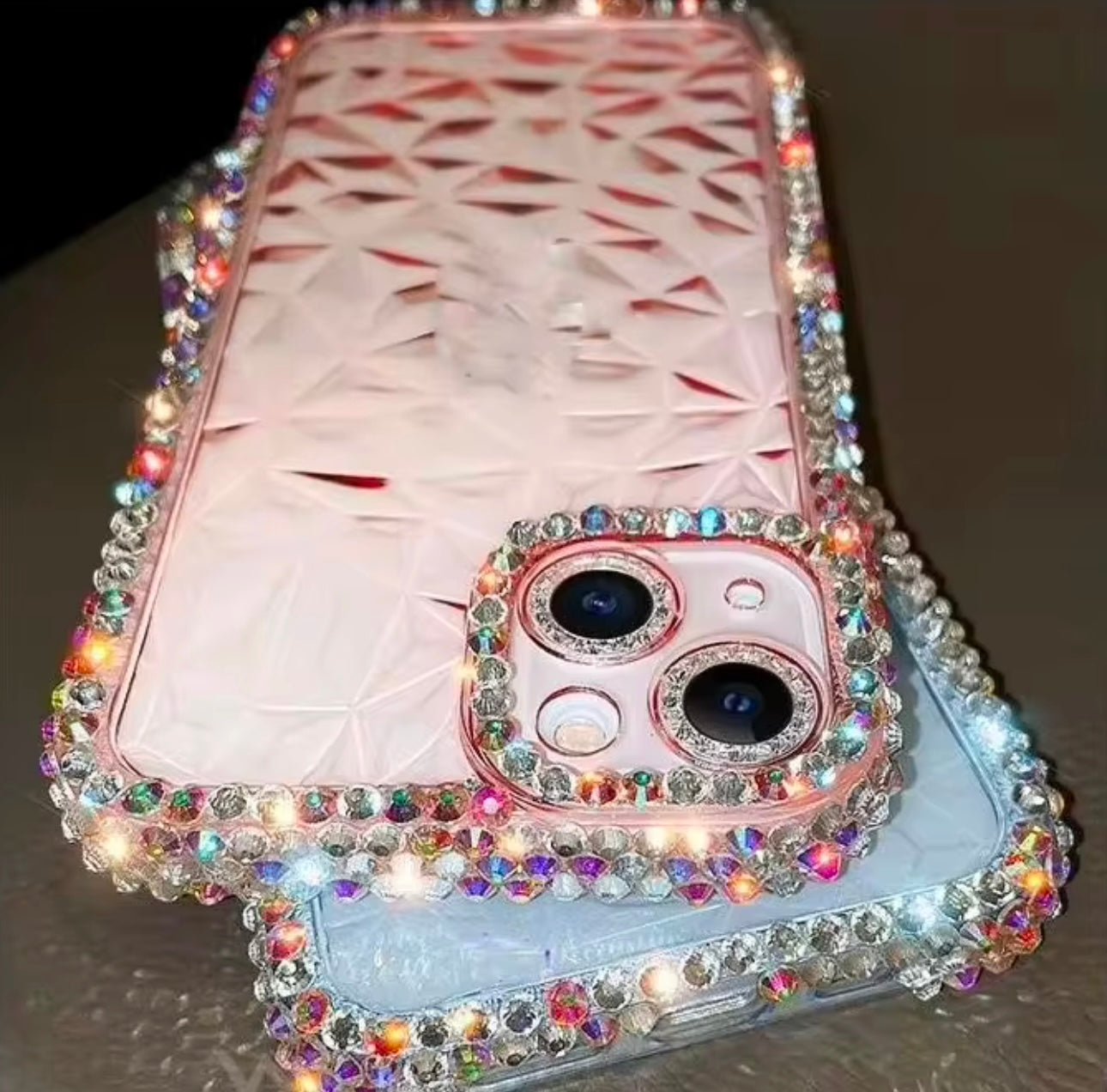 Luxury Bling Rhinestone Case for iPhone Series: 14, 12, 11 Pro Max, X, XS, XR, 7, 8 Plus