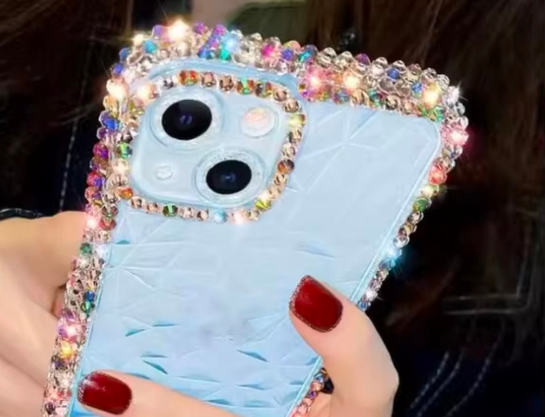 Luxury Bling Rhinestone Case for iPhone Series: 14, 12, 11 Pro Max, X, XS, XR, 7, 8 Plus