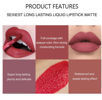Velvet Glamour Matte Liquid Lipstick Collection