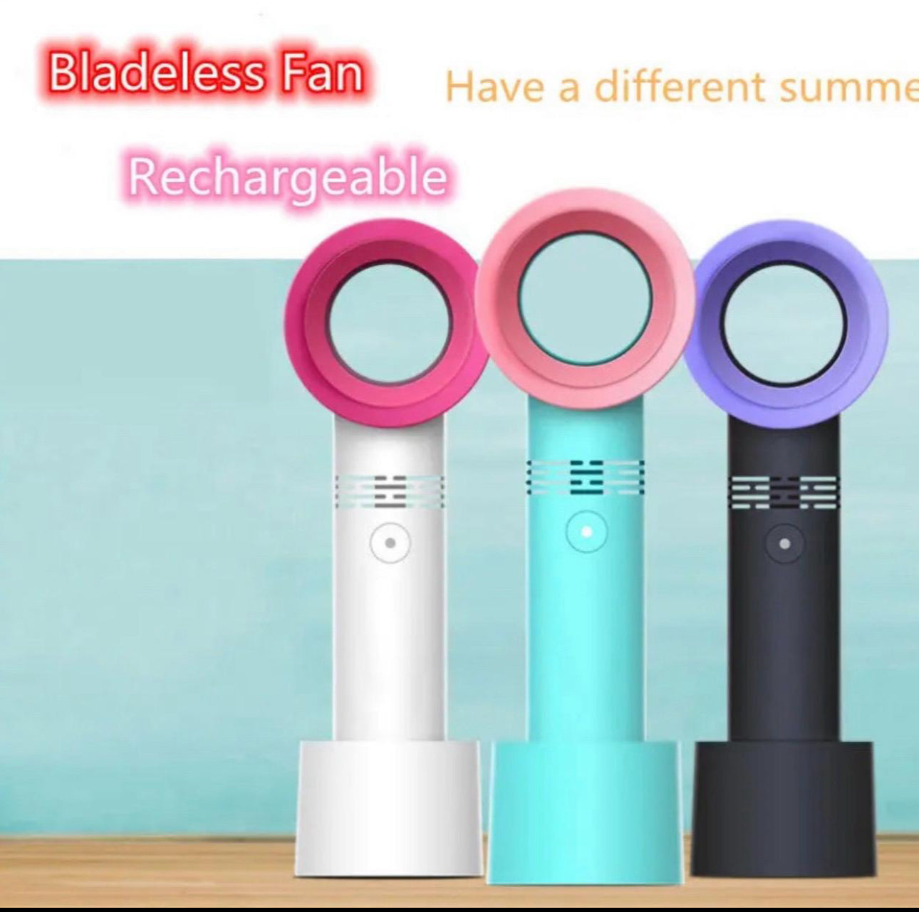 BreezeMate Bladeless Mini Fan