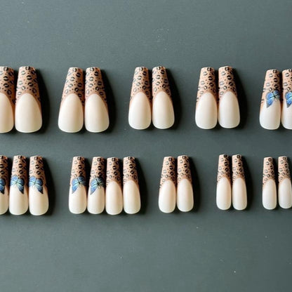 Press On Nails “Wild Flutter Nails"