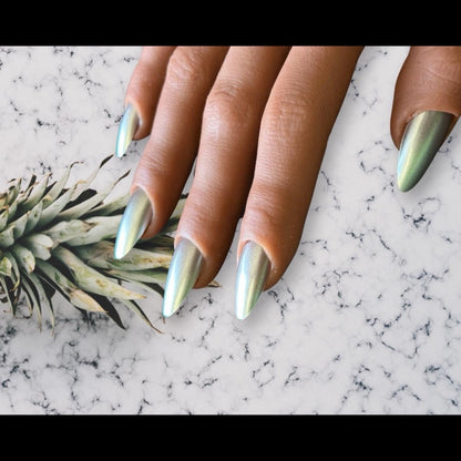 Press On Nails Set "Moonlit Almonds"