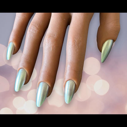 Press On Nails Set "Moonlit Almonds"