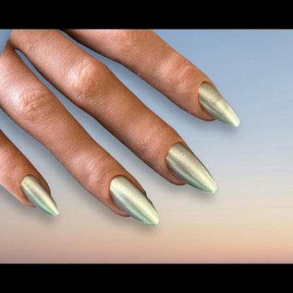 Press On Nails Set "Moonlit Almonds"