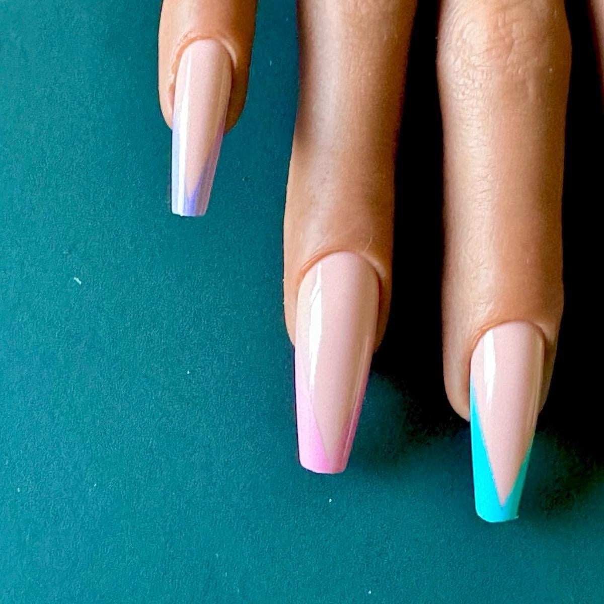 Press On Nails Set “Nude and Pastel Perfection"