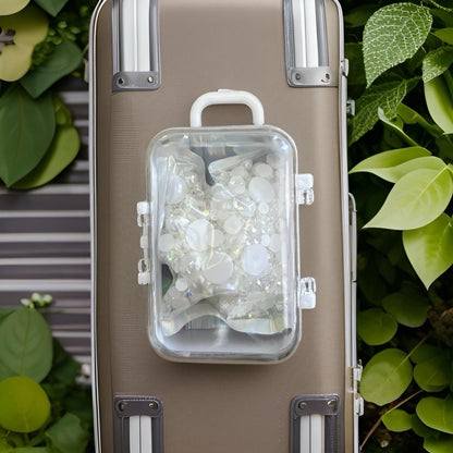 3PK Pearlescent Rhinestone Mix (White, Pink, Purple)