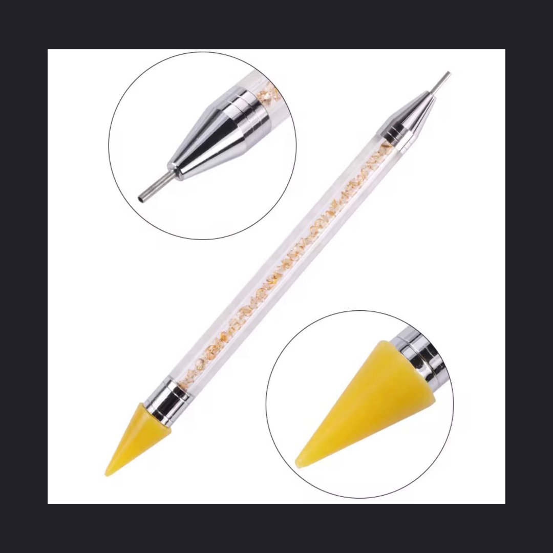 Rhinestone Picker Dual-ended Wax Dotting Pen, Nail Art, Crafting