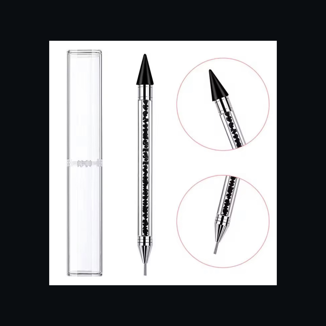 Rhinestone Picker Dual-ended Wax Dotting Pen, Nail Art, Crafting