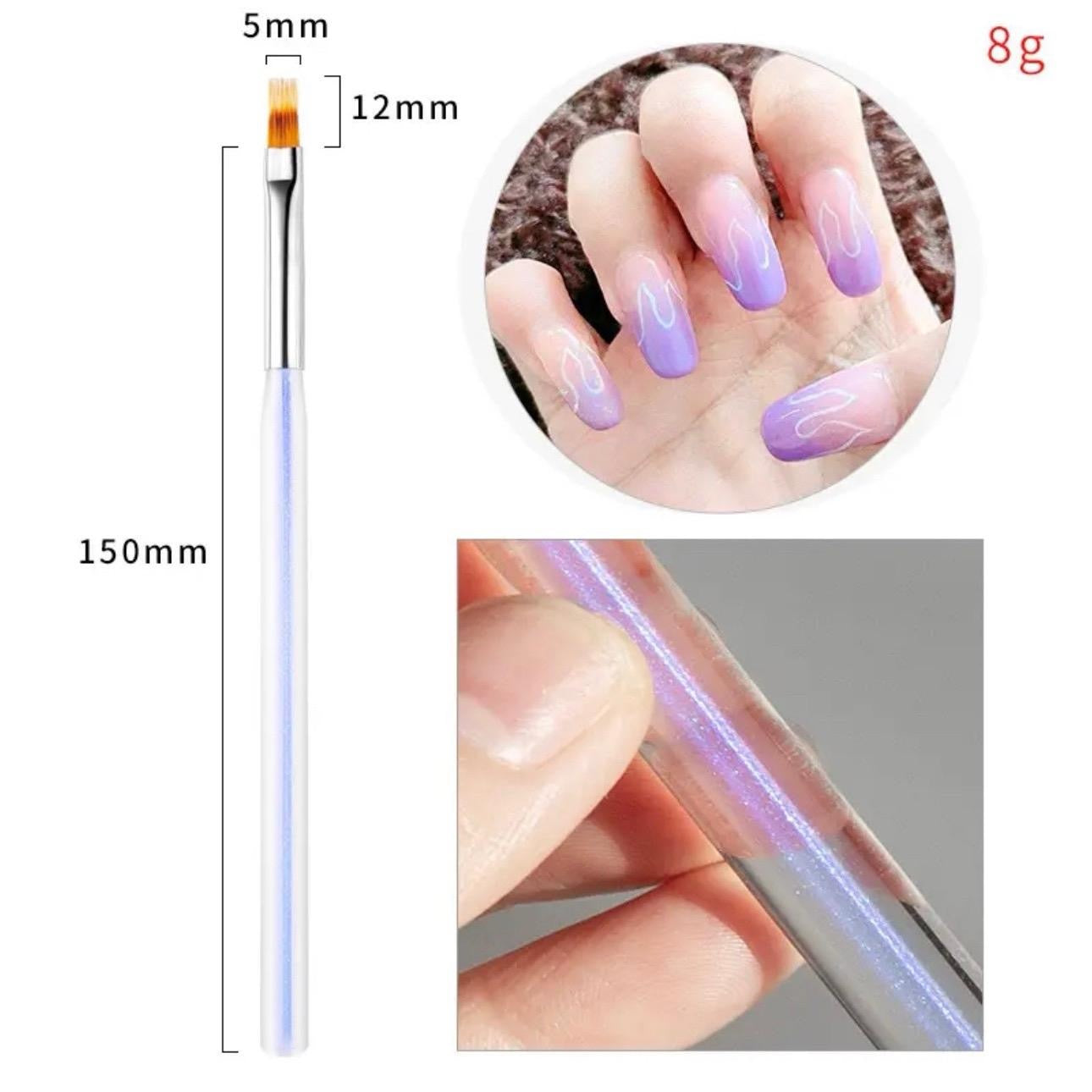 5 Piece Nail Art Brush Set