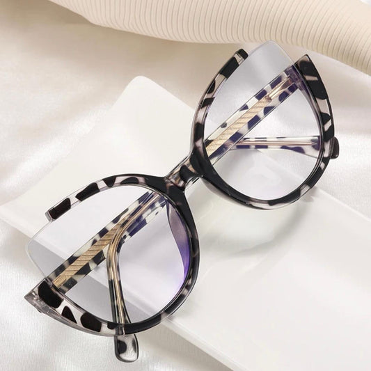 Fashion Eyewear Leopard Chic Oversized Optical Eyewear