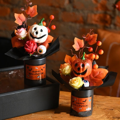 Halloween Pumpkin Simulation Spooky Bouquet Centerpieces | Fall Decor