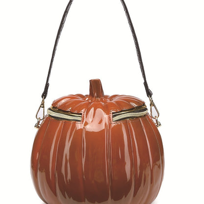 Adorably Unique Pumpkin Shoulder Crossbody Multi-purpose Bucket Bag for Halloween | Fall Vibes Must Have!