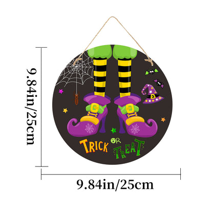 Hanging Halloween Door Sign Decoration