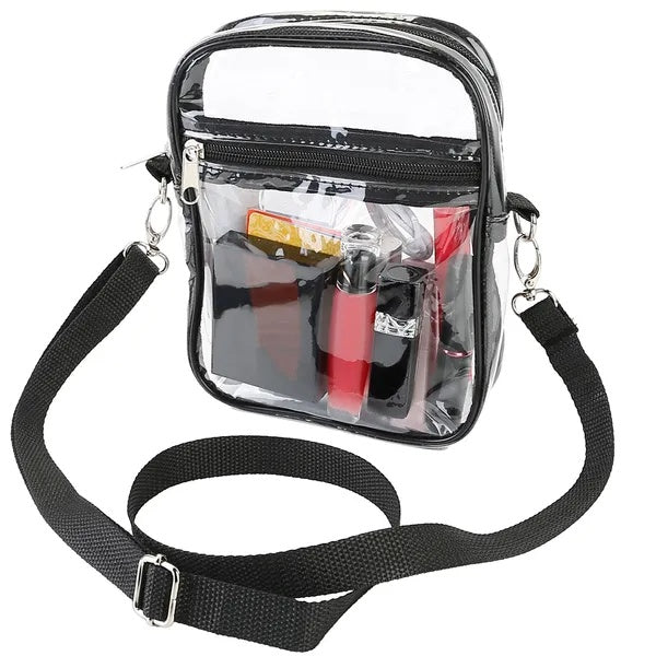 Clear Crossbody Bag Stadium Approved Clear Purse Transparent Small