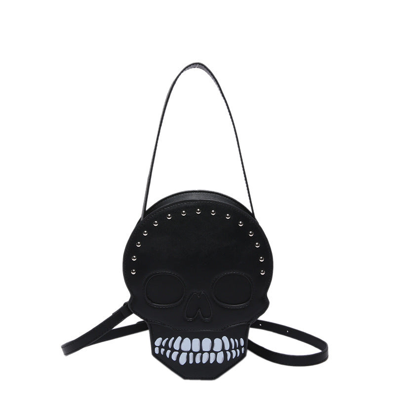 Skull Shoulder Bag | Funny Cute Messenger Bag | Creative Crossbody Bags For Women, Men and Kids