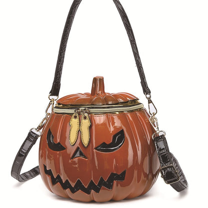 Adorably Unique Pumpkin Shoulder Crossbody Multi-purpose Bucket Bag for Halloween | Fall Vibes Must Have!