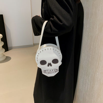 Skull Shoulder Bag | Funny Cute Messenger Bag | Creative Crossbody Bags For Women, Men and Kids