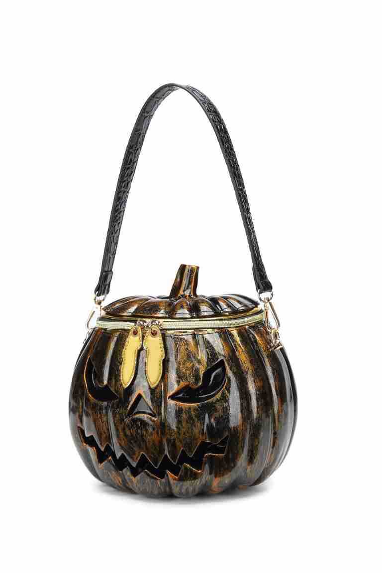 Adorably Unique Pumpkin Shoulder Crossbody Multi-purpose Bucket Bag for Halloween | Fall Vibes Must Have!